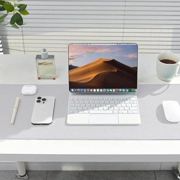 Waterproof Mouse Pad with Durable Stitched Edge, Large Gaming Keyboard Pad, Non- - Picture 5 of 8